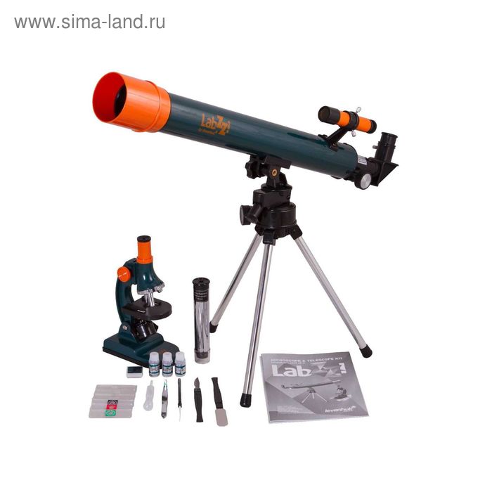 фото Набор levenhuk labzz mt2: микроскоп и телескоп