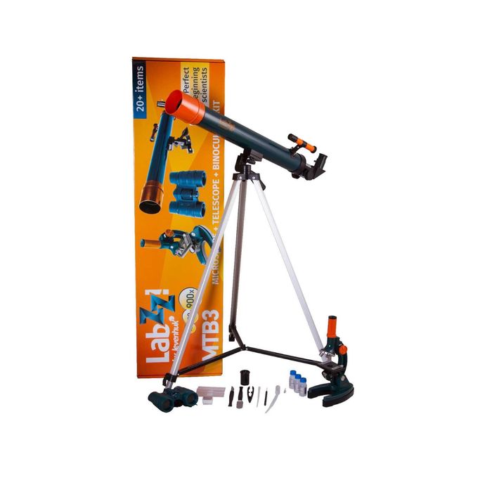 Набор Levenhuk LabZZ MTВ3: микроскоп, телескоп и бинокль