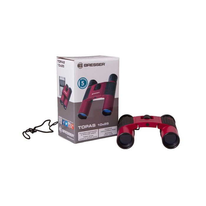 Бинокль Bresser Topas 10x25 Red
