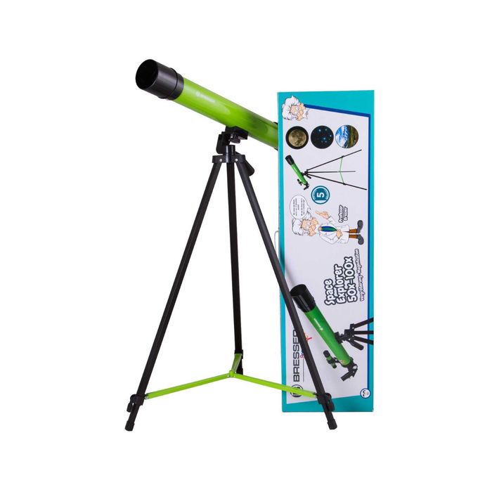 Телескоп Bresser Junior Space Explorer 45/600 AZ, зеленый