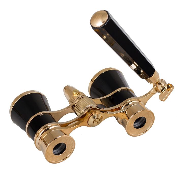 Бинокль Levenhuk Broadway 325N лорнет с подсветкой, черный