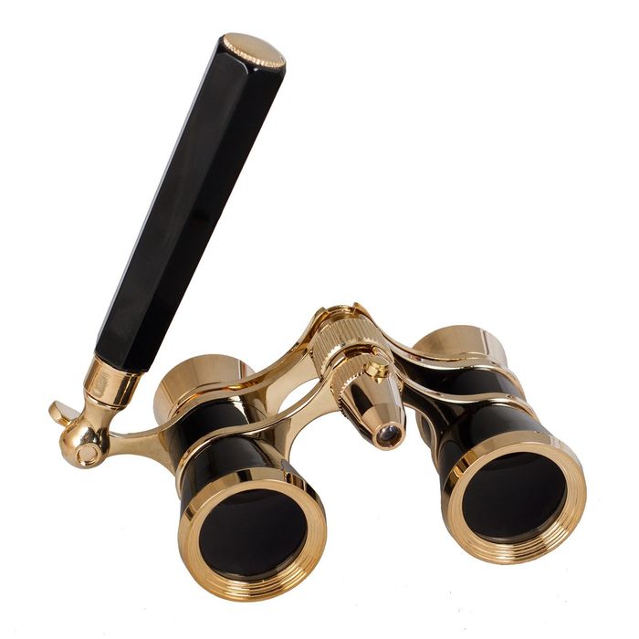 Бинокль Levenhuk Broadway 325N лорнет с подсветкой, черный