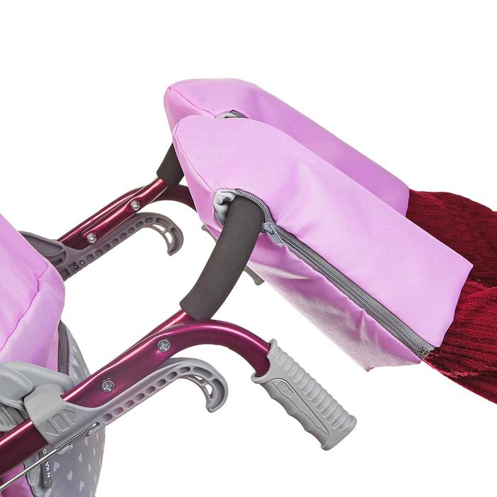 Санки-коляска "Ника детям 7-4/1", цвет лилия