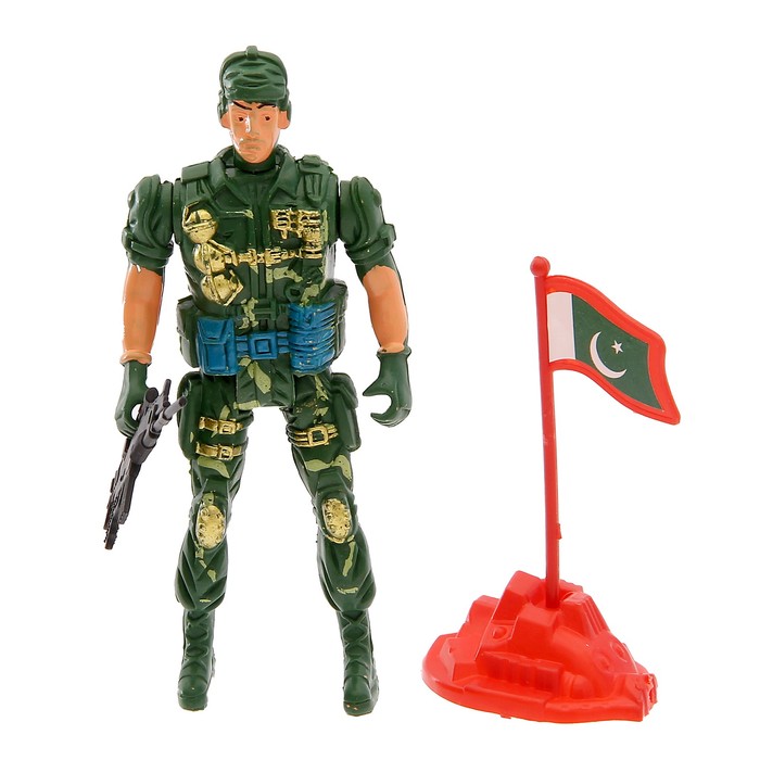 Фигурка солдатика "Пехотинец", с акссесуарами, МИКС