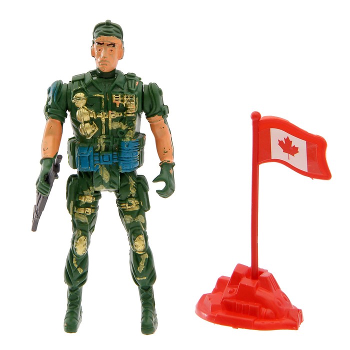 Фигурка солдатика "Пехотинец", с акссесуарами, МИКС
