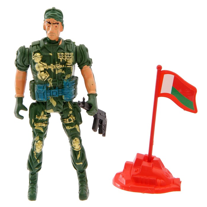 Фигурка солдатика "Пехотинец", с акссесуарами, МИКС