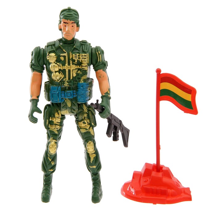 Фигурка солдатика "Пехотинец", с акссесуарами, МИКС
