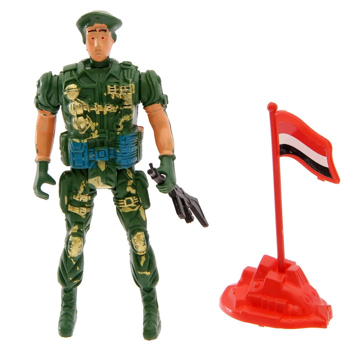 Фигурка солдатика "Пехотинец", с акссесуарами, МИКС
