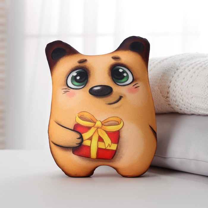 Мягкая игрушка-антистресс "Мишка с сердечком"