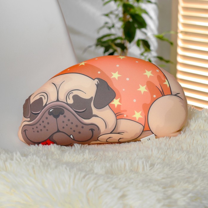 Мягкая игрушка-антистресс "Мопс"