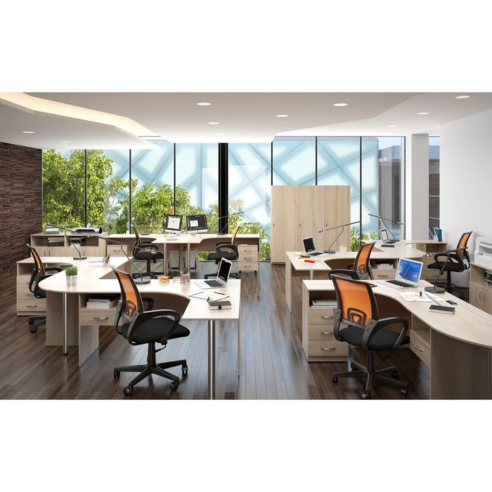 Тумба подкатная SIMPLE SC-3M, дуб сонома светлый