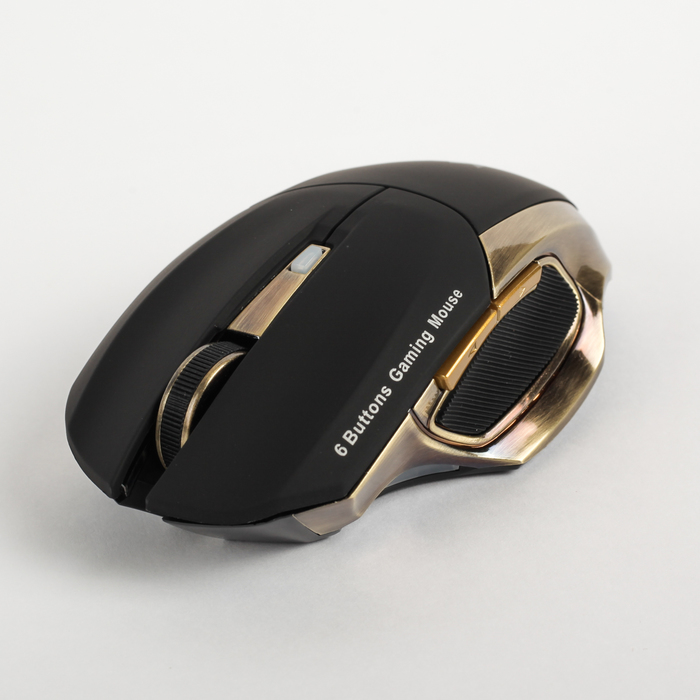 Мышь CROWN Gaming CMXG-605, беспроводная, nano ресивер, красная подсветка, DPI 1600