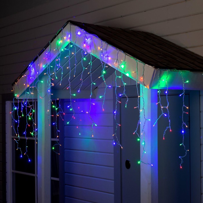 УЦЕНКА Гирлянда "Бахрома" улич.УМС, Ш:3м, В:0,9 м, Н.С. 3W LED-232-220V, БЕЗ контр. МУЛЬТИ