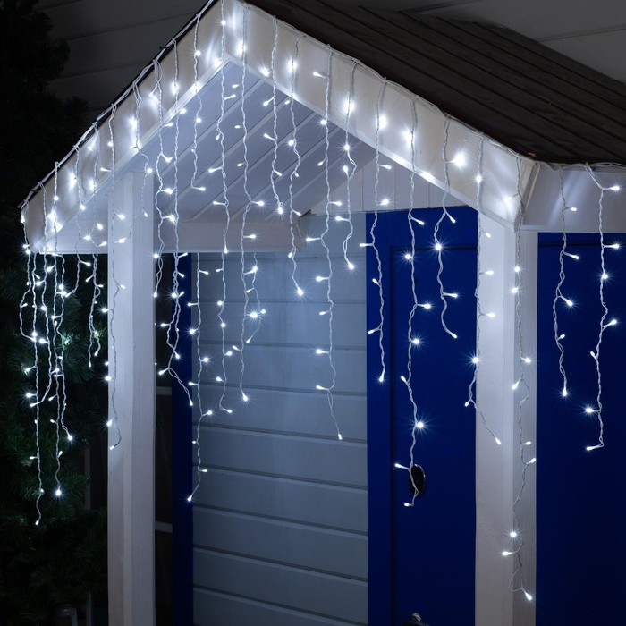 УЦЕНКА Гирлянда "Бахрома"улич.УМС, Ш:3м,В:0,9 м, Н.Б.3W LED-232-220V,БЕЗ контр.БЕЛЫЙ