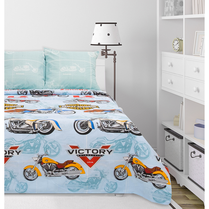 КПБ 1.5сп "Артпостелька" Круизер 143*215см, 150*214см, 70*70см 2шт, бязь хл.100%