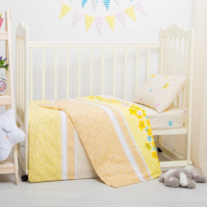 Детское постельное бельё детский "Артпостелька" Баиньки 147*112см, 100*150см, 40*60см 1шт, бязь хл.100%