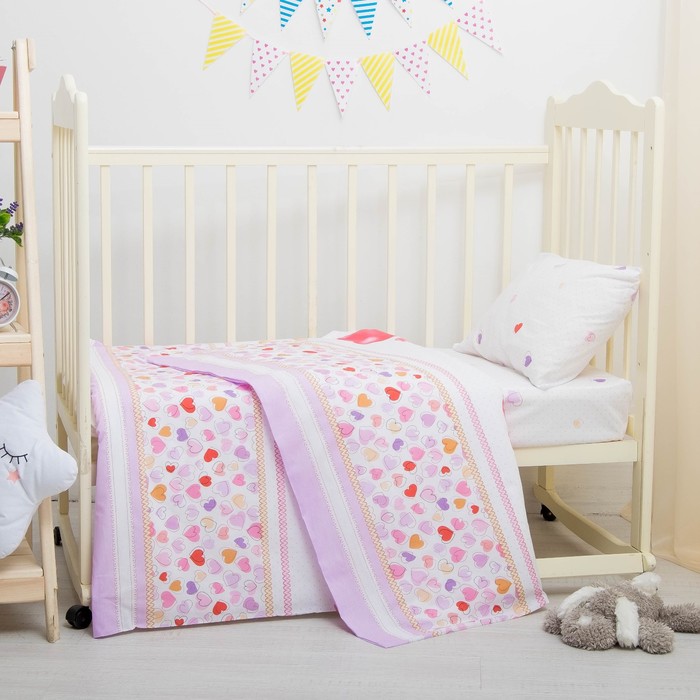 Детское постельное бельё детский "Артпостелька" Малыш 147*112см, 100*150см, 40*60см 1шт, поплин хл.100%