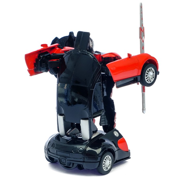 Робот-трансформер «Автобот» с инерционным механизмом, цвета МИКС