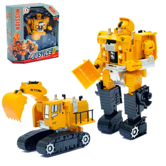 Робот-трансформер «Стройбот-Экскаватор»