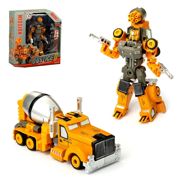 Робот-трансформер «Стройбот-Бетономешалка»