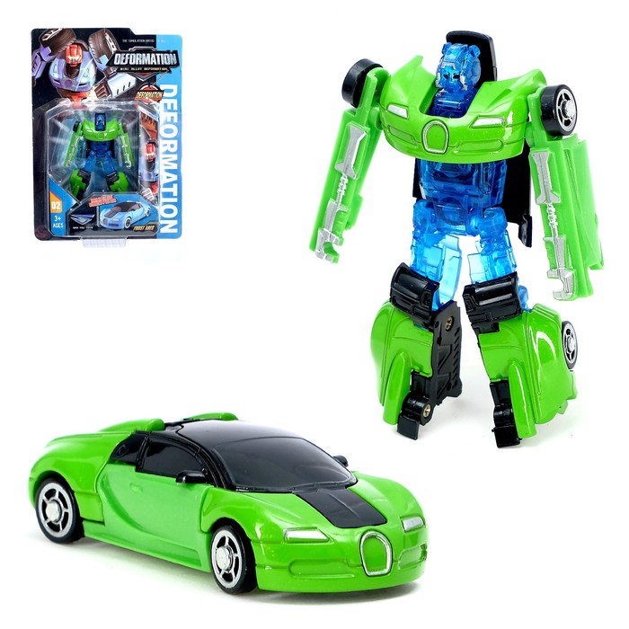 Трансформер-робот металлический «Автобот», цвета МИКС