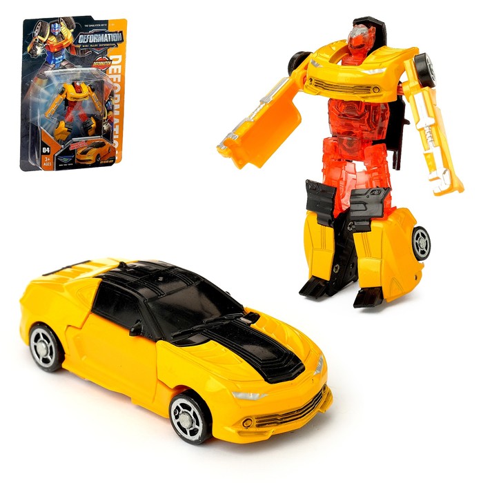 Трансформер-робот металлический «Автобот», цвета МИКС