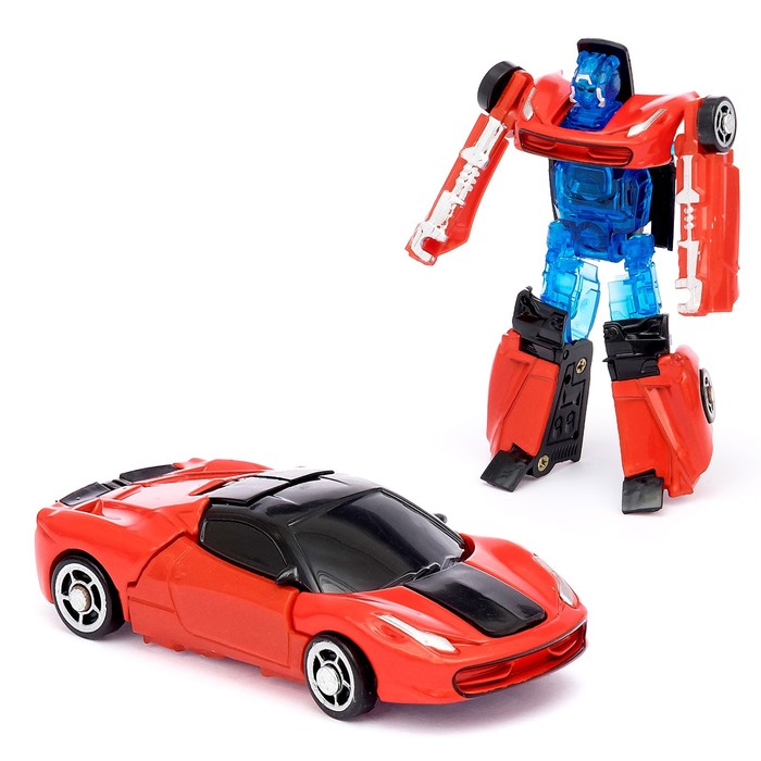 Трансформер-робот металлический «Автобот», цвета МИКС