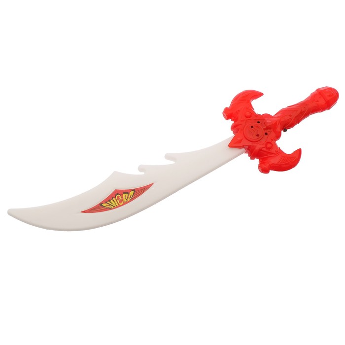 Меч "Защитник", световые и звуковые эффекты, работает от батареек, цвета МИКС