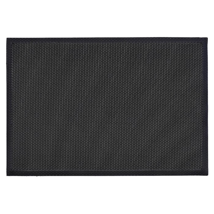 Коврик придверный "Твист плюс", цвет черный