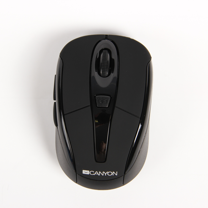 Мышь Canyon CNR-MSOW06B, беспроводная, 1 600 DPI, 6 кнопок, чёрная