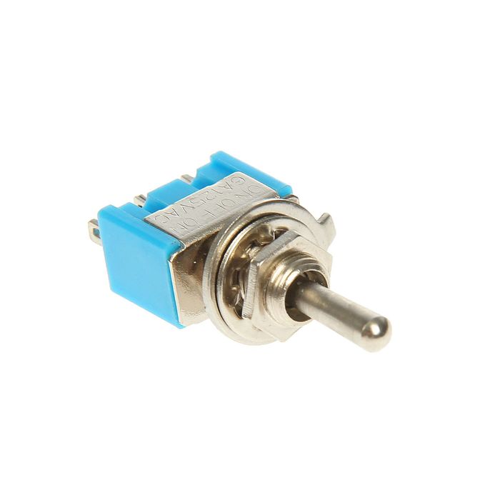 Тумблер REXANT MTS-103, 250 В, 3А (3c), ON-OFF-ON, Micro, однополюсный