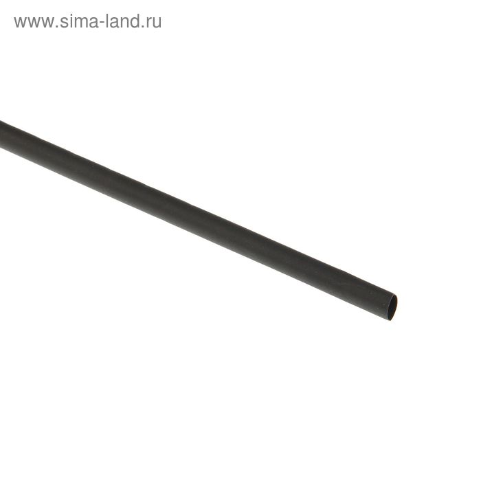 фото Термоусадочная трубка rexant, 1 м, 4/2 мм, черная