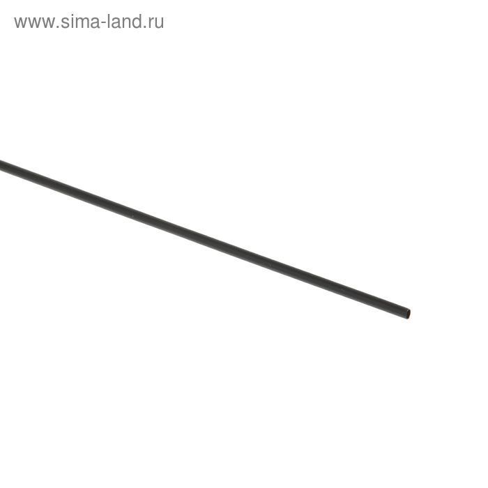 Термоусадочная трубка REXANT, 1.5/0.75 мм, 1 м, черная термоусадочная трубка rexant 6 0x3 0 мм 1 м белый
