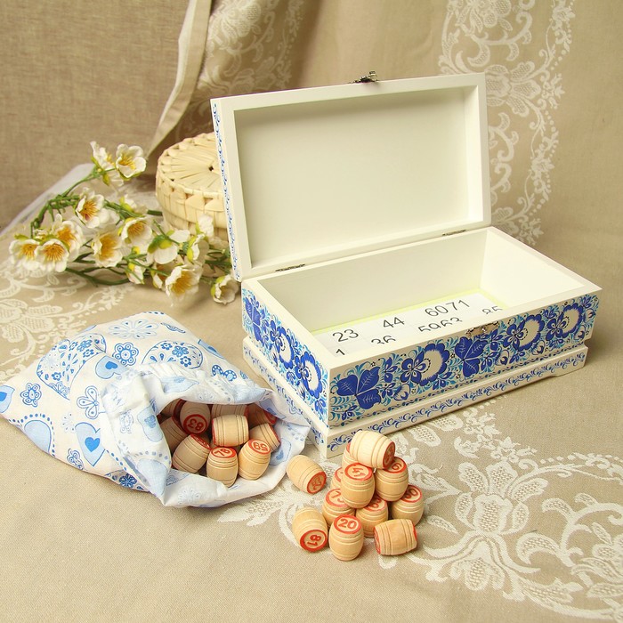 Русское лото «Гжель», 25×14×10 см