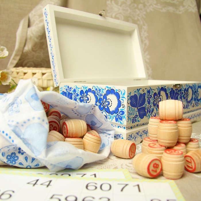 Русское лото «Гжель», 25×14×10 см