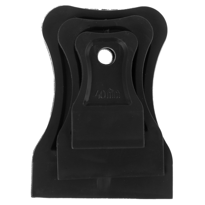 Набор шпателей DMS world, 3 шт., 40-60-80 мм, пластик, цвет чёрный