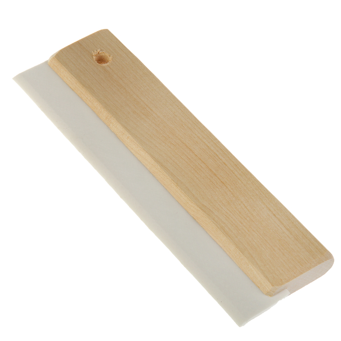 Шпатель резиновый DMS world, 200 мм, ручка дерево