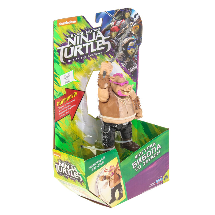 Фигурка функциональная "Черепашки ниндзя", 14 см, звук, МИКС