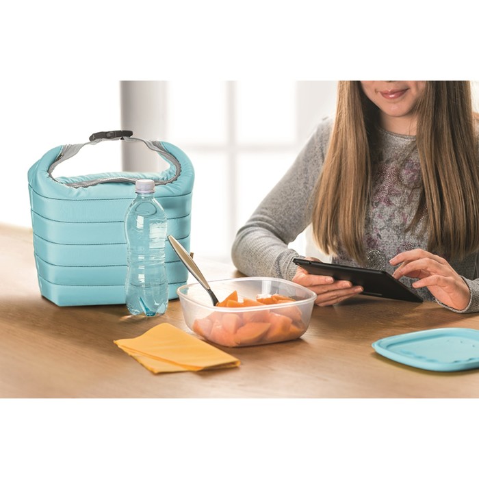 Набор из термосумки и контейнера Handy, зелёный. Объём контейнера 1,4 л