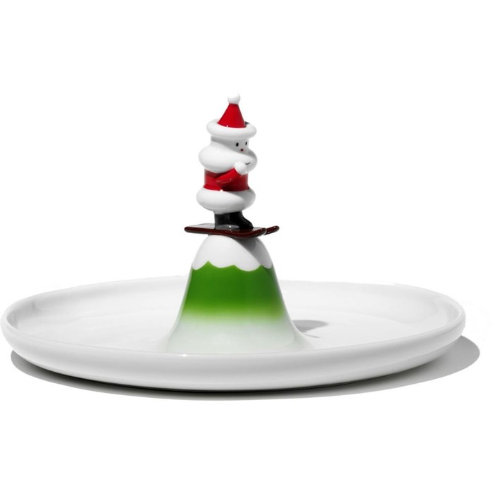 Блюдо Scia Natalino, для печенья белое