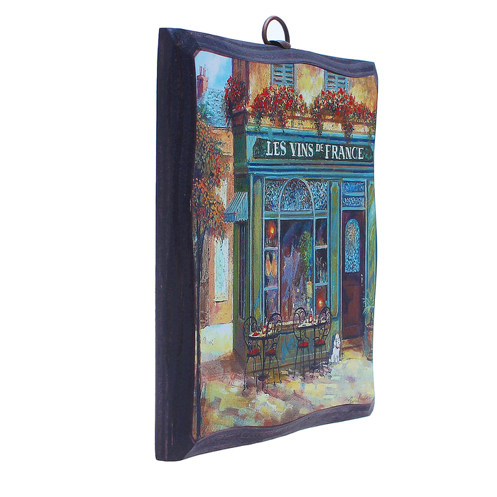 Картина "Вина Франции" 16х16 см