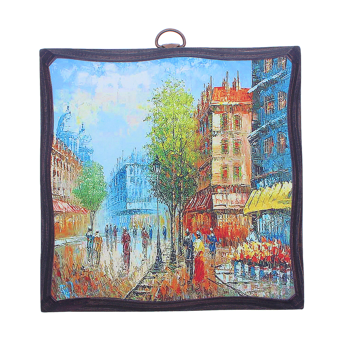 Картина "Елисейские поля" 16х16 см