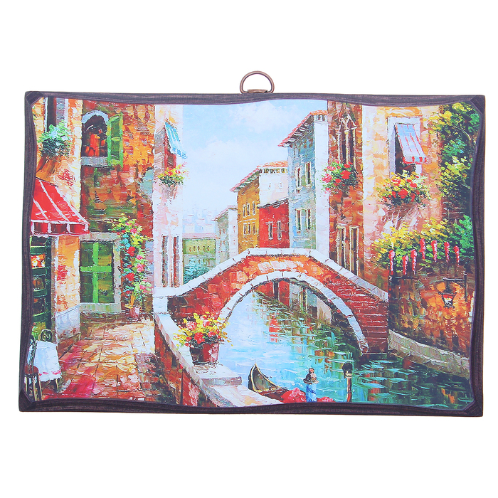 Картина "Мост в Венеции" 25х18 см
