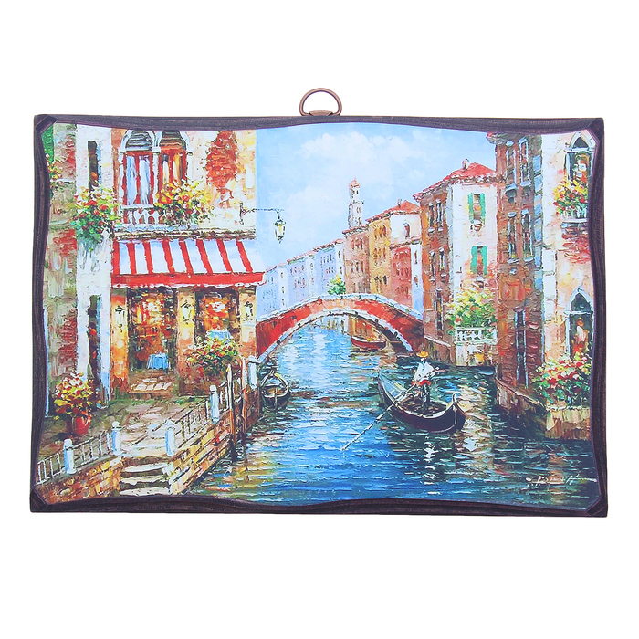 Картина "Венеция в полдень" 25х18 см