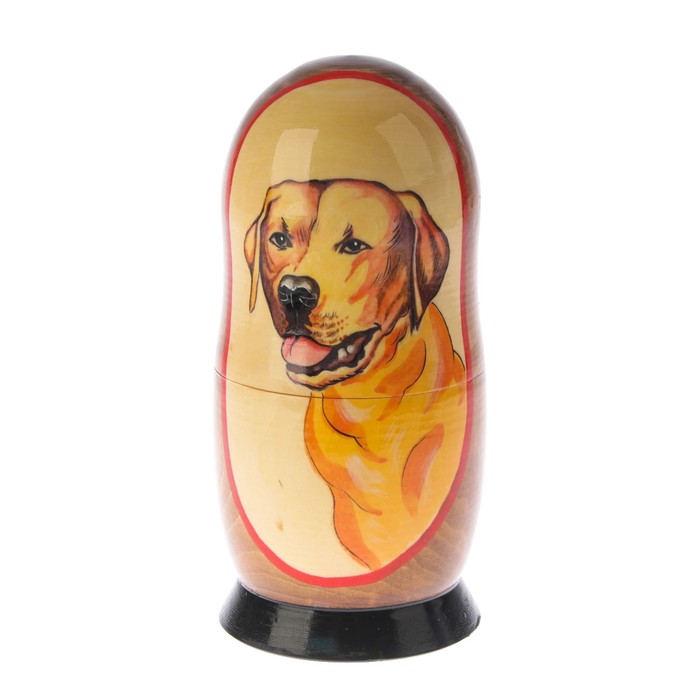 Матрешка «Собаки лабрадор», 5 кукол