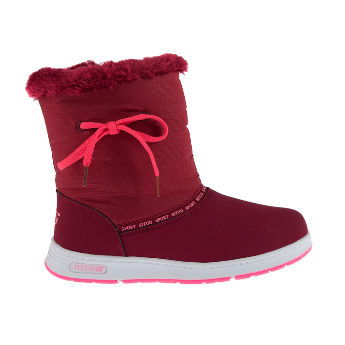 Дутики женские SITUO арт.H03-5, цвет малиновый, размер 38