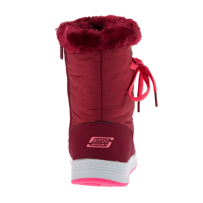 Дутики женские SITUO арт.H03-5, цвет малиновый, размер 41