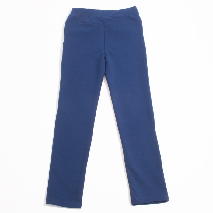 Брюки для девочки, рост 140 см, цвет тёмно-синий