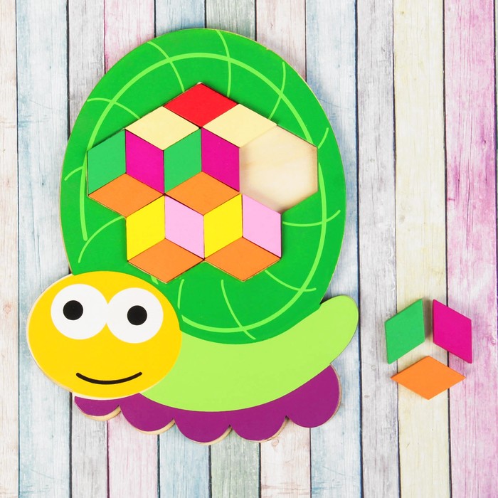 Мозаика-головоломка "Черепашка"