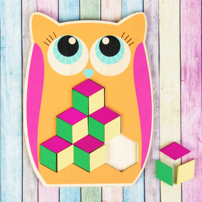 Мозаика-головоломка "Совушка"